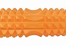 Масажний ролик EasyFit Grid Roller 45 см v.2.2 Помаранчевий - мініатюра 3