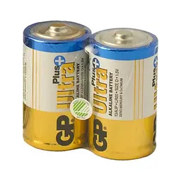 Батарейка GP D GP Ultra Plus LR20 (у термоплівці) 2 шт. (13AUP21-S2 / 4891199219269)