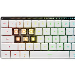 Клавіатура ASUS ROG Falchion RX Red Low Profile White (90MP03EC-BKMA10) - мініатюра 5