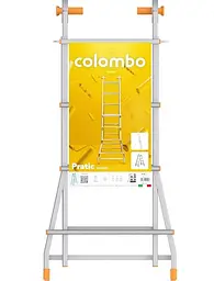Драбина телескопічна Colombo Pratic 5+5 Steel (PRATIC5+5ACC) - мініатюра 2