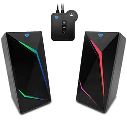 Акустична система 2.0 Media-Tech COBRA PRO URION Bluetooth Gaming 8Вт., LED Light (MT3172) - мініатюра 4