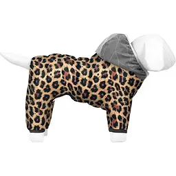 Комбінезон для собак WAUDOG Clothes малюнок "Леопард", XS25, В 36-38 см, С 24-26 см