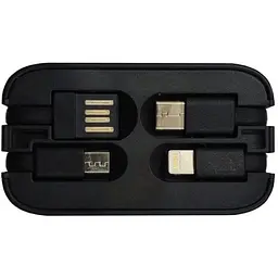 Зовнішній акумулятор (Power Bank) XO PR142 (30000 mAh Black) - мініатюра 2