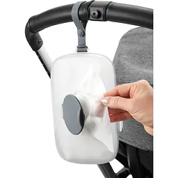 Контейнер для вологих серветок Skip Hop Fresh Seal сірий (234151) - мініатюра 4