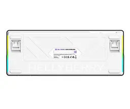 Механічна ігрова клавіатура HATOR HK-60-WV Wireless Hellyberry Switch USB, 2,4 ГГц, Bluetooth 5.3 White-Violet - мініатюра 4