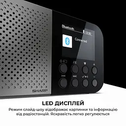 Радіоприймач Sharp DR-P520 Storm Grey - мініатюра 7