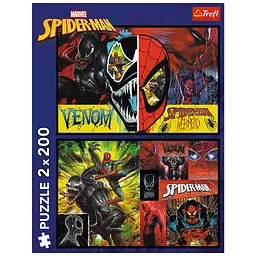 Пазл Trefl Spiderman Людина-павук день і ніч 2х 200 елементів (5900511133141) - мініатюра 4