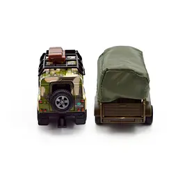 Ігровий набір TechnoDrive Land Rover Defender Military з причепом (520027.270) - мініатюра 4