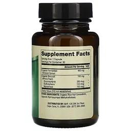 Ферментовані паростки Брокколі Dr. Mercola Fermented Broccoli Sprouts 30 капсул - мініатюра 2