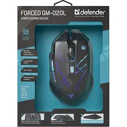 Миша Defender Forced GM-020L USB Black (52020) - мініатюра 12