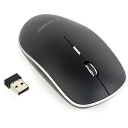 Мишка Gembird (MUSW-4BS-01) Wireless Black (MUSW-4BS-01) - мініатюра 2