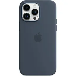 Оригінальний силіконовий чохол Apple Silicone Case MagSafe для iPhone 14 Pro Max (6.7") Storm Blue MPTQ3ZE/A - мініатюра 5