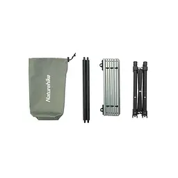 Складний стіл Naturehike CNH22JU050, алюміній, темно-зелений - мініатюра 4