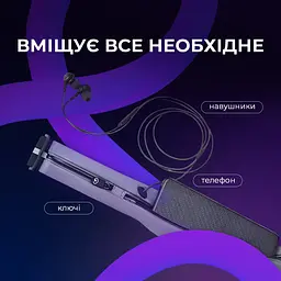 Спортивна сумка для бігу на пояс YUNMAI Sports Waist bag Silver YMWP-F302 - мініатюра 2