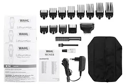 Тример WAHL Aqua Groom, акум., роторний мотор, насадок-12, чохол, гребінець, сталь, чорний Moser teh0017708 - мініатюра 4