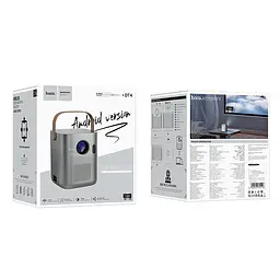 Проектор HOCO DT4 Wi-Fi 2.4/5 ГГц Smart full autofocus projector (720P Android version) EU (6942007645126) - мініатюра 2