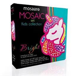 Дитячий набір для творчості пластикова мозаїка "Єдиноріг" Mosaaro MA7013