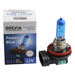 Галогенова лампа Brevia H11 12V 55W PGJ19-2 Power Blue 4200K CP(12011PBC)