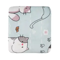 Плед Ardesto Flannel 160 х 200 см 100% поліестер милі котики (ART0130PB) - мініатюра 2