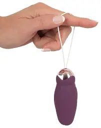 Віброяйце Javida Rotating Love Ball 18.5 см фіолетовий - мініатюра 5