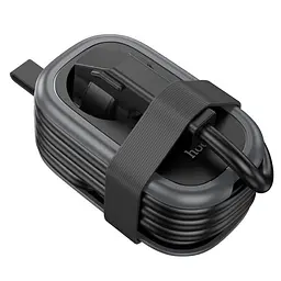 Мережевий подовжувач Hoco NS6 Sharp 1 position(1C2A) desktop socket(EU/GER) Чорний - мініатюра 3
