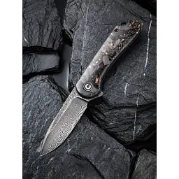 Ніж Civivi Elementum, Damascus, Carbon Fiber (C907C-DS3) - мініатюра 8