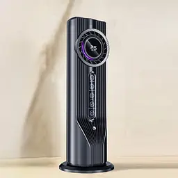 Настільний бездротовий вентилятор JZ-20S з живленням від USB та функцією зволоження білий