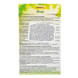 Ласощі GimBi для гризунів, дропси з морквою, 50 г - мініатюра 4