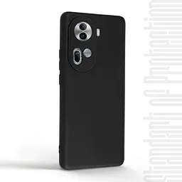 Чехол-накладка для смартфона OPPO Reno11 5G, противоударный, силиконовый, термополиуретановый (ТПУ), с защитой камеры и корпуса, черный, защита всего корпуса, ArmorStandart (ARM73298) - мініатюра 2