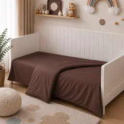 Комплект постільної білизни MirSon LITTLE KIDS Satin Premium Cacao Active 110 x 140 см (2200013489887) - мініатюра 2
