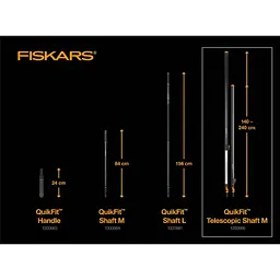 Держак Fiskars QuikFit середній телескопічний (1000666) - мініатюра 4