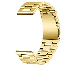 Металевий ремінець Primo для годинника Huawei Watch GT 2/GT Active 46 мм Gold - мініатюра 2