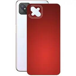 Захисна плівка StatusSKIN для Oppo A92s Корпус Вініл червона матова
