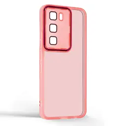 Защитный чехол для Infinix Hot 60 Pro 4G, Shade, розовый, TPU+PC, матовый, защита всего корпуса, панель-накладка, противоударный, с высокими бортами, амортизирует удары при падениях, ArmorStandart (ARM88687) - мініатюра 2