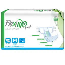 Підгузки для дорослих Flexi Life Plus M (85-115 см) 30 шт.
