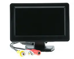 Автомобільний монітор для двох камер UKC TFT LCD 4,3" чорний