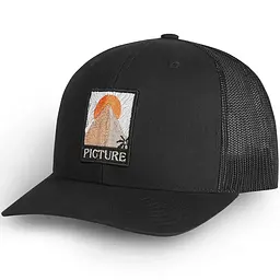Кепка Picture Organic Kuldo Trucker ONE SIZE Чорний