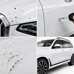 Антигравійна захисна бронеплівка за лекалами для BMW X7 G07 facelift 2022- передня частина авто (капот бампер фари крила) - мініатюра 3