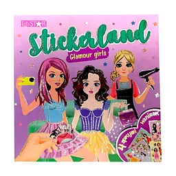 Дитяча книжечка з наклейками "Glamour Girls" РМ-87-03