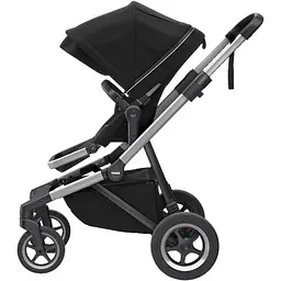 Детская коляска Thule Sleek Aluminum/Midnight Black [11000007] [107630] - мініатюра 2