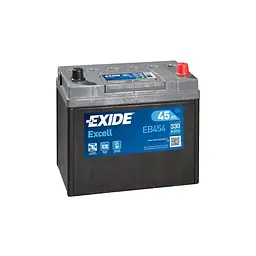 Акумулятор автомобільний EXIDE EXCELL 45A (EB454) - мініатюра 1
