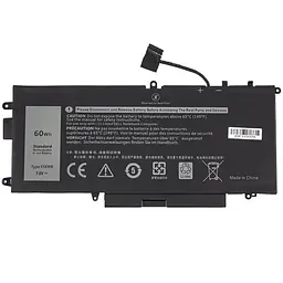 Батарея DELL K5XWW акумулятор для ноутбука Latitude 5285 5289 L3180, 7390 2-in-1 7.6V 60Wh Black