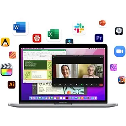 Ноутбук Apple MacBook Pro 13" M2 (8C CPU/10C GPU) 16 ГБ/512 ГБ (Grade Q) Космічний сірий - мініатюра 6