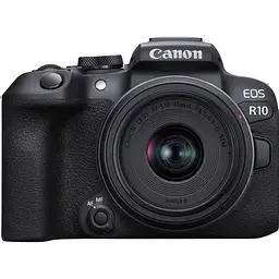 Бездзеркальний фотоапарат Canon EOS R10 Kit RF-S 18-45mm f4.5-6.3 IS STM (5331C047) [87257]