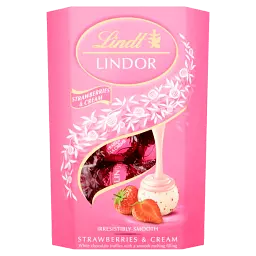 Шоколадные конфеты Lindt Lindor Strawberries&Cream 200g