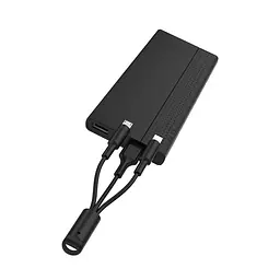 Зовнішній акумулятор Hoco J33 10000mAh з кабелем у комплекті чорний - мініатюра 2