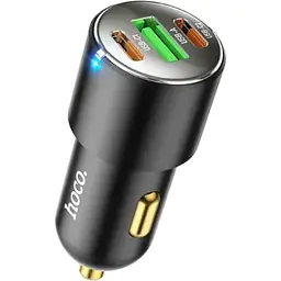 Автомобільний зарядний пристрій Hoco NZ6 USB/2Type-C 45W 3.0A - мініатюра 4