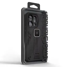 Чехол для OPPO Reno14 5G, Proover, черный, с подставкой и магнитом, противоударный, ударопрочный, бронированный, панель-накладка, защита всего корпуса, термополиуретан (TPU) + поликарбонат (PC), ArmorStandart (ARM87176) - мініатюра 3