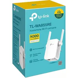 Ретранслятор TP-Link TL-WA855RE 802.11n 2.4 ГГц, N300, 1хFE LAN (TL-WA855RE) - мініатюра 3