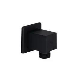 Підключення для шланга Qtap Spojeni прямокутне QT809810842857NB Black matt, Чорний матовий